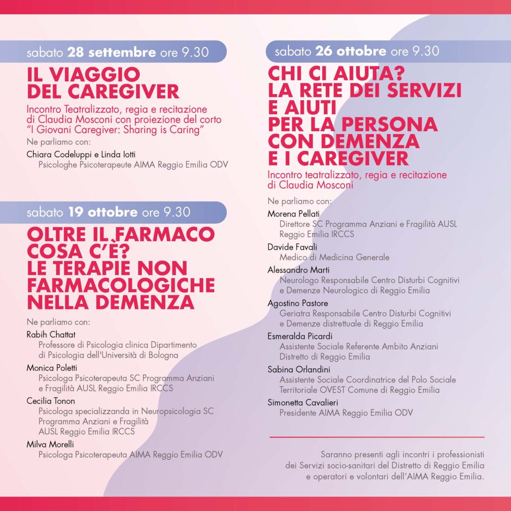 programma dei 3 momenti informativi